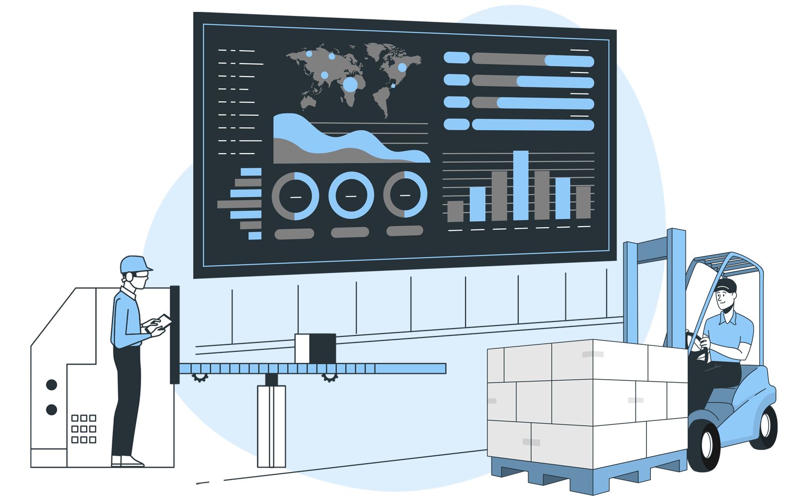 Деловой разговор. Аналитика данных. Communication solutions, surfsight. Бизнесмен инновационные технологии. Люди в офисе за работой.